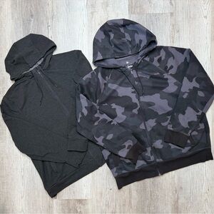 All in Motion Hoodie Bundle Heathered Black and Grey Camouflage men’s size XXL